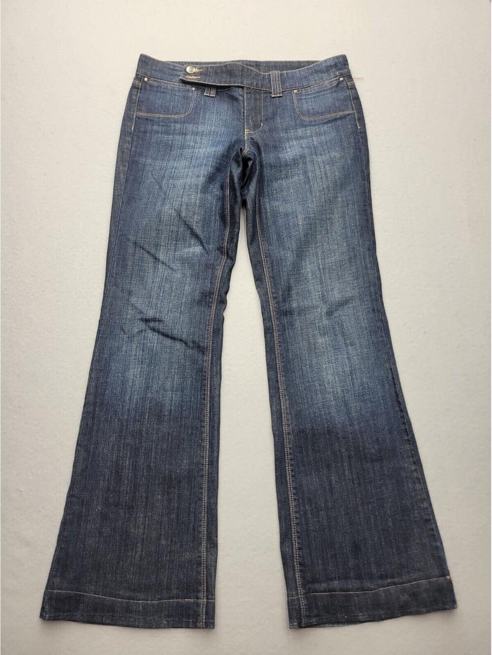 Noir Women's Jeans Size 8 Blue Flare Dark Wash
